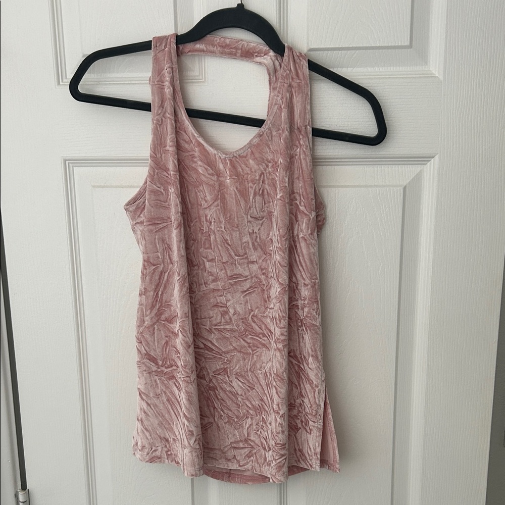 BOLD elements Pink Textured Tank Top